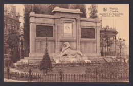 BELGIUM, Postcard, Kortrijk, Monument Aux Héros, WWI, Umposted - Kortrijk