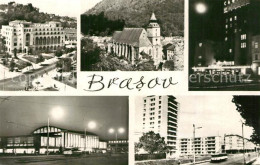 Brasso Brasov Kronstadt Teilansichten Innenstadt Kirche Gebaeude Hochhaeuser Woh - Romania