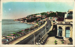 CPA Le Havre Le Boulevard Albert 1er Et Le Cap De La Heve - Cap De La Hève