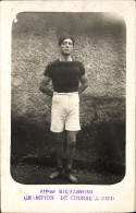 CARTE PHOTO Athletisme Alfred Giovannini Champion De Course A Pied - Athletics