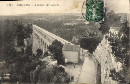 CPA Roquefavour Le Sommet De L'Aqueduc - Roquefavour