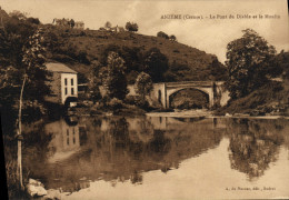 CPA Anzeme Le Pont Du Diable Et Le Moulin - Moutier D'Ahun