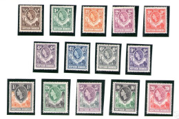 1953 NORTHERN RHODESIA Elizabeth II Set Of 14 SG N. 61/74 MLH* - Autres & Non Classés