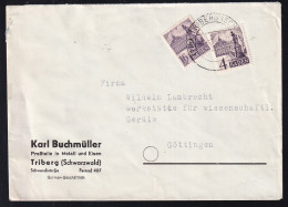 Freimarken 4 Pfg. Und 16 Pfg. Auf Fensterbrief Der Firma Karl Buchmüller Tribsee - Andere & Zonder Classificatie