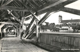 Saeckingen Rhein Gedeckte Rheinbruecke - Bad Säckingen