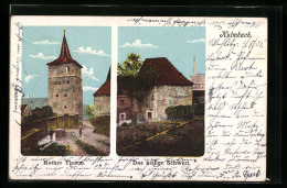 AK Kulmbach, Rother Thurm Und Das Heilige Schwert - Kulmbach
