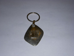 PORTE CLEFS 19 ANNEAU CAISSE D'EPARGNE ECUREUIL De PARIS LOSANGE METAL - Porte-clefs