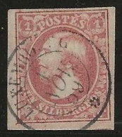 Luxembourg  .    Y&T     .    2  (2 Scans)    .       O         .    Oblitéré - 1852 William III