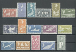 1963 South Georgia - Stanley Gibbons N. 1-16 - Serie Di 16 Valori - MNH** - Autres & Non Classés