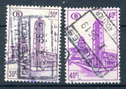 (B) TR349/350 Gestempeld 1953 - Noord Zuid Verbinding Brussel - 9 - Gebraucht