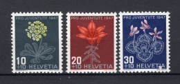 ZWITSERLAND Yt. 446/448 MNH 1947 - Ungebraucht