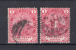 CAPE OF GOOD HOPE Yt. 42° Gestempeld 1892-1894 - Capo Di Buona Speranza (1853-1904)