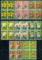 ZAIRE 1231/1238 4 Stuks 1984 - Bloemen Uit Zaïre - Ongebruikt