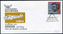 NEDERLAND 12e DAG VAN DE AEROFILATELIE 20/10/1973 -1 - Luchtpost
