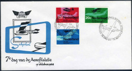 NEDERLAND 7e DAG VAN DE AEROFILATELIE 19/10/1968 - Luchtpost