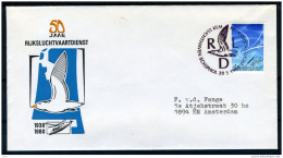 NEDERLAND 50 JAAR RIJKSLUCHTVAARTDIENST 1980 -1 - Luchtpost