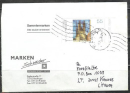 2003 - 2002 0.55 Euro Painting To Kaunas, Lithuania - Covers & Documents