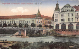 L510 Romania Nagyvarad Oradea Crisul River Bridge 1915 Vintage Postcard - Romania