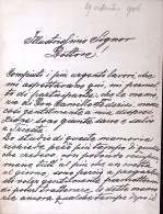 1906-Trieste Lettera A Firma Federico Marenzi Per Zaccaria Federici Datata 29 Se - Historical Documents