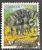 Angola -  C1/15 - (°)used - 1953 - Michel 370 - Savanneolifant - Angola