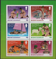 SCOUTS - MONSERRAT - 2007 - SCOUTING CENTENARY SHEETLET OF 6 MINT NEVER HINGED - Briefe U. Dokumente