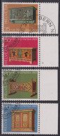 1987 Schweiz > Pro Patria ⵙ Zum: B215-B218, Mi:1345-1348, Bauernmöbel - Used Stamps
