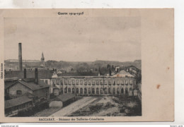Cpa.54.Baccarat.Bâtiment Des Tailleries-Cristalleries.Guerre 14-15.1919. - Baccarat