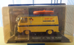 Fourgon Peugeot J7 Jeu De Plage Michelin 1/43 Eme Réf 635 - Andere & Zonder Classificatie
