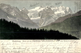 CPA Kanton Bern, Berner Oberland, Wetterhorn, Hasleberg, Engelhörner, Rosenlaugletscher - Sonstige & Ohne Zuordnung