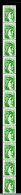 T - 77 - Roulette- Bande De 11 Timbres - Sabines 1,40fr Vert - Coil Stamps