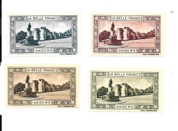GF2168 - VIGNETTES BELLE FRANCE IMPRIMERIE VAUGIRARD - ANGERS - Toerisme (Vignetten)