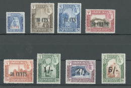1963 ADEN Protector States QU'AITI State Of SHIHR MUKALLA 8 Valori - Stanley Gibbons N. 20/27 - MNH** - Autres & Non Classés