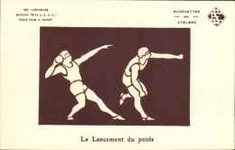 CPA Athletisme Lancement Du Poids - Athletics
