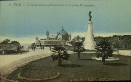 CPA Nice Le Monument Du Centennaire Et La Jetee Promenade - Other & Unclassified