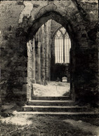 CPM Abbaye D'Aulne Porte Donnant Acces Des Cloitres Vers L'Eglise - Chiese E Cattedrali