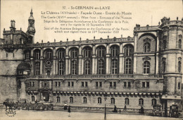 CPA St Germain En Laye Le Chateau XVI Siecle Facade Ouest Entree Du Musee - St. Germain En Laye (Castillo)