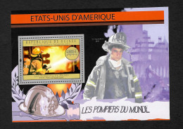 Guinea: Feuerwehr - Les Pompiers Du Monde, Fire Fighters, Postfrisch - Pompieri