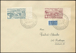 1949, Französische Zone Württemberg, 38-39, FDC - Andere & Zonder Classificatie