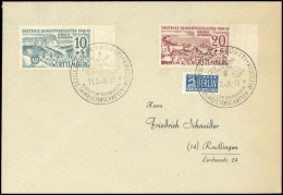 1949, Französische Zone Württemberg, 38-39, FDC - Andere & Zonder Classificatie