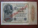 1 Milliarde Mark 1923 Überdruck Auf 1000 Mark 1922 (WPM 113) 1000000000 Mrd. 15.12.1922 - 1 Milliarde Mark