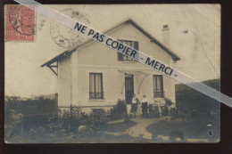 95 - ERMONT - UNE VILLA - 2 CARTES PHOTOS ORIGINALES - Ermont-Eaubonne