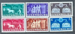 Luxembourg 1951 Mi 478-483 Europa MNH - Nuevos