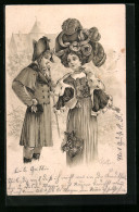 Künstler-AK E. Bottaro: Zwei Frauen In Eleganter Kleidung - Bottaro