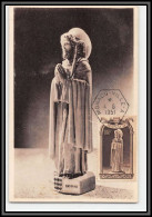 57144 N°364 Le Bienheureux Rainier Statuette 46/6/1951 Ivoire Monaco Carte Maximum (card) édition Detaille HEXAGONAL - Maximumkarten (MC)