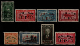 Panama 1949 - Mi-Nr. 381-388 ** - MNH - 75 Jahre UPU - Panama
