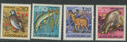 Yugoslavia:Jugoslavia:Jugoslavija:Unused Stamps Serie Fauna, Birds, Fish, Deer, 1967, MNH - Unused Stamps