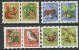 Yugoslavia:Jugoslavia:Jugoslavija:Unused Stamps Serie Fauna And Flora, Birds, Squirrel, Deer, 1978, MNH - Unused Stamps