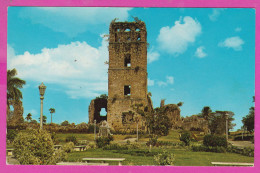 314050 / Panama - Tower Of The Cathedral , Ruins Of The Old Panama City Destroyed By Sir Henry Morgan The Pirate In 1671 - Chiese E Cattedrali