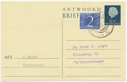 Briefkaart G. 331 A-krt / Bijfrankering Hoogeveen - Den Haag 196 - Ganzsachen