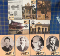 MACAU MAXIMUM POST CARDS SET OF 9- CENTENNIAL OF THE XINHAI REVOLUTION - Macao